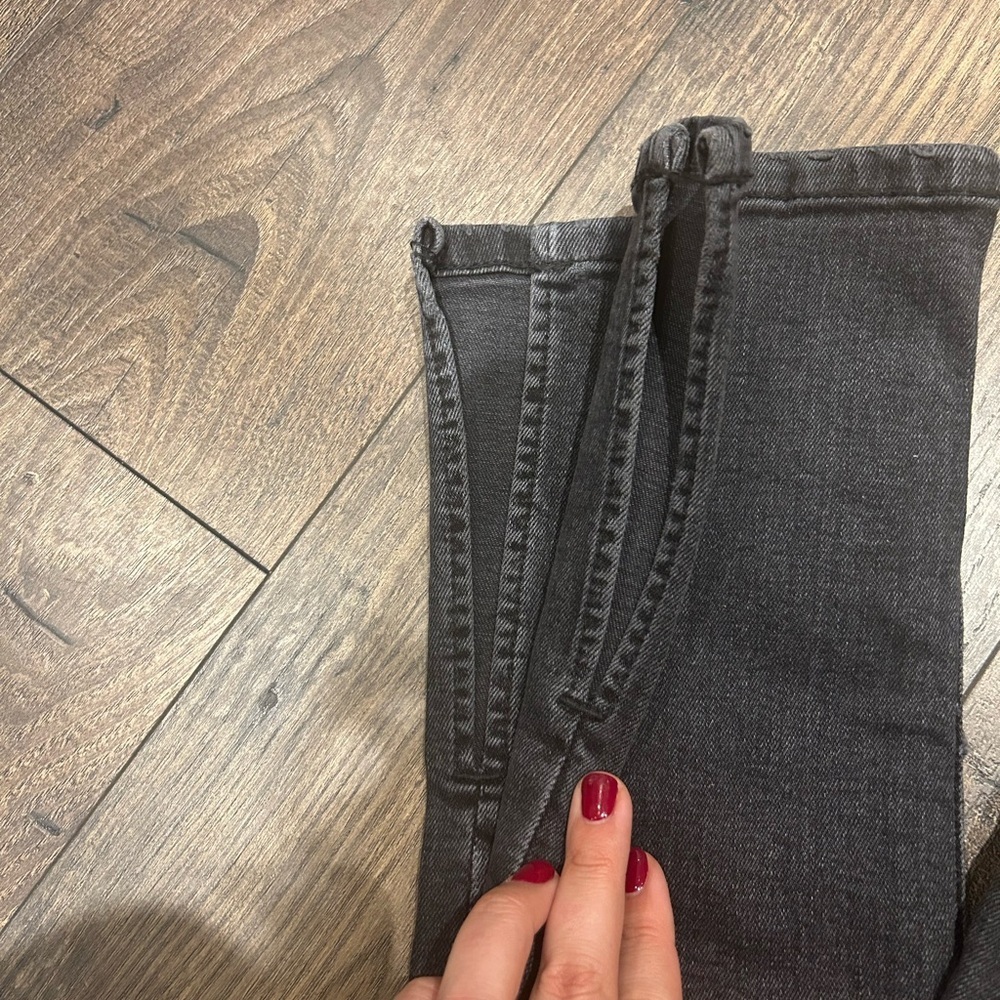🆕 NWT ZARA HIGH RISE SPLIT SKINNY JEANS - Picture 4 of 4